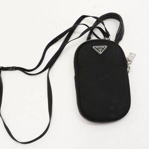 Prada Tessuto Nylon Pocket Mini Bag - Black